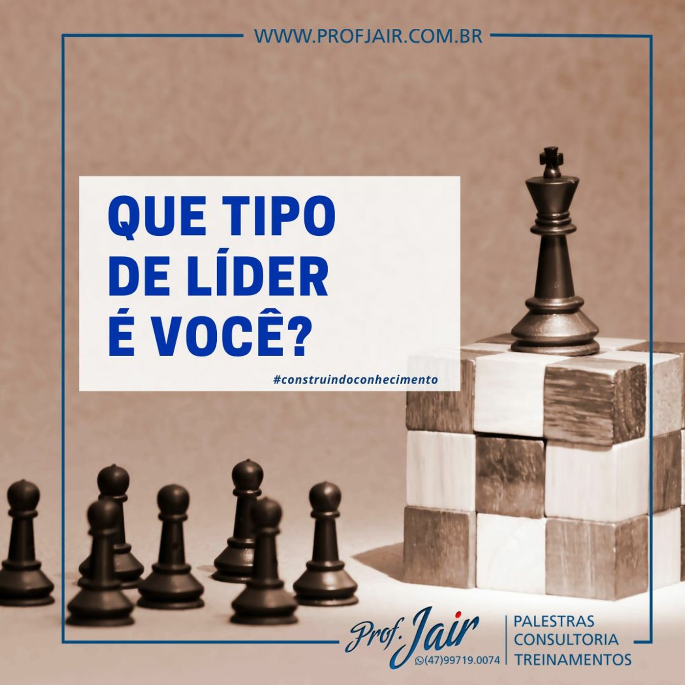 Palestrante Prof Jair