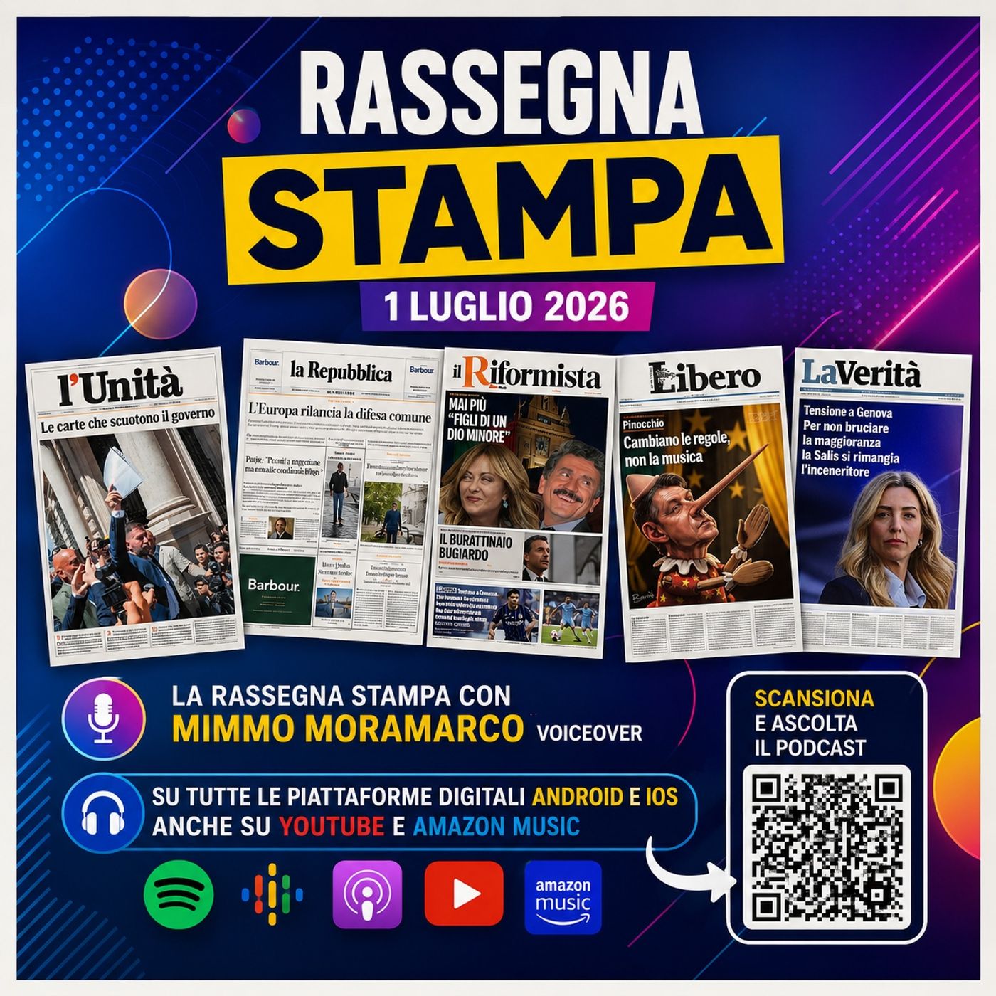 Rassegna stampa del 1° luglio 2026 episode artwork