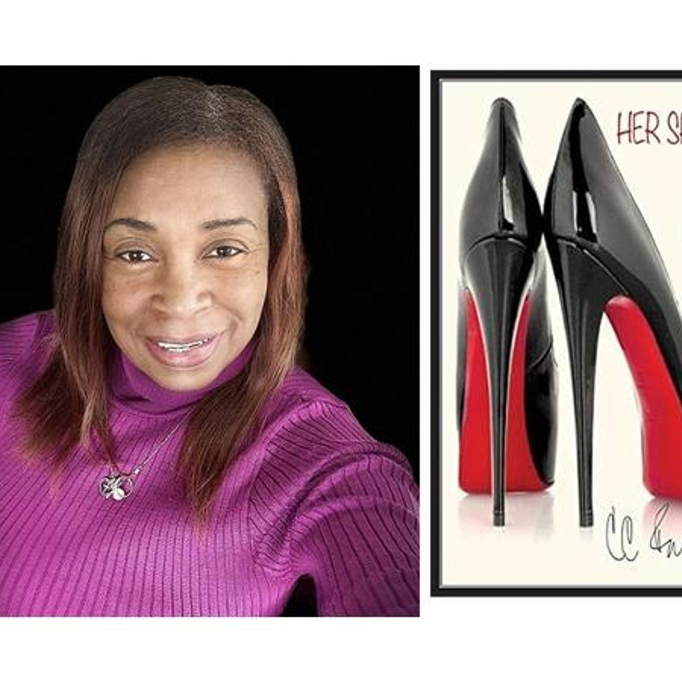 Author CC Fann discusses her journey and book HER SHOES on #ConversationsLIVE episode artwork