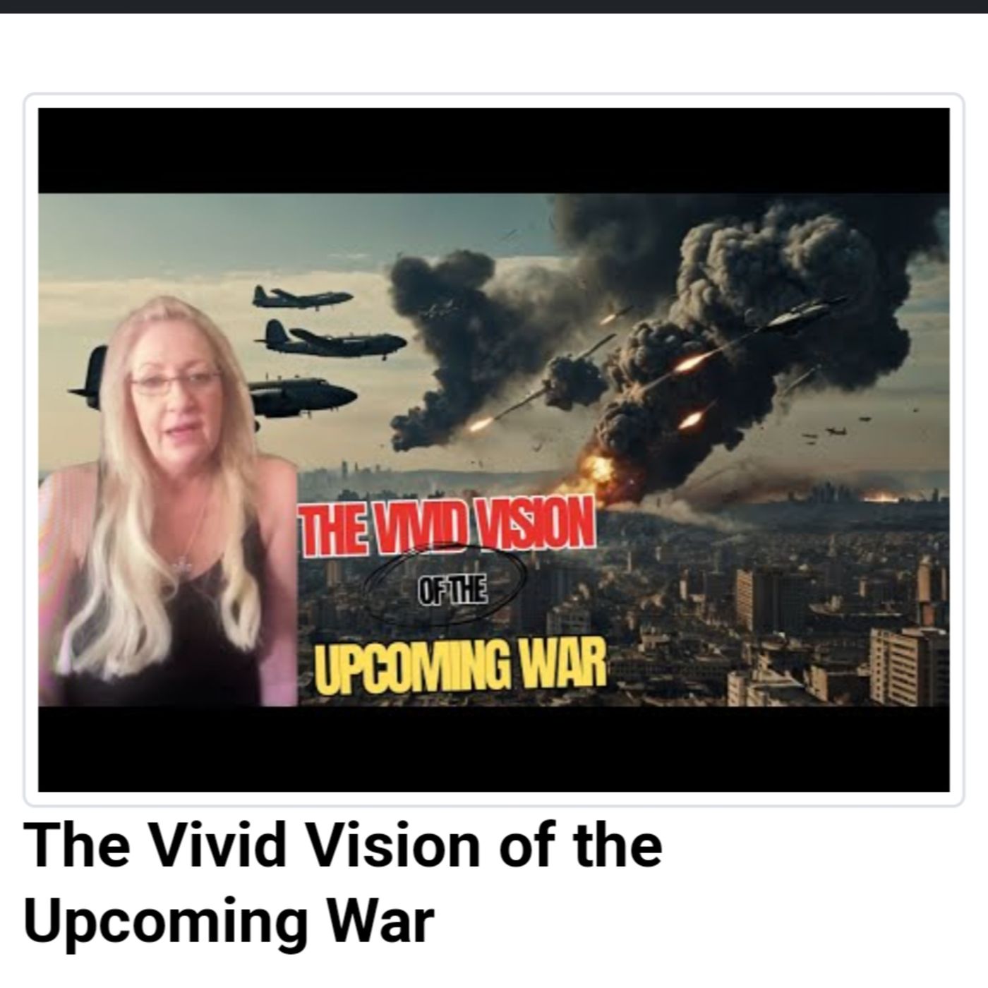 The Vivid Vision of the Upcoming War episode artwork