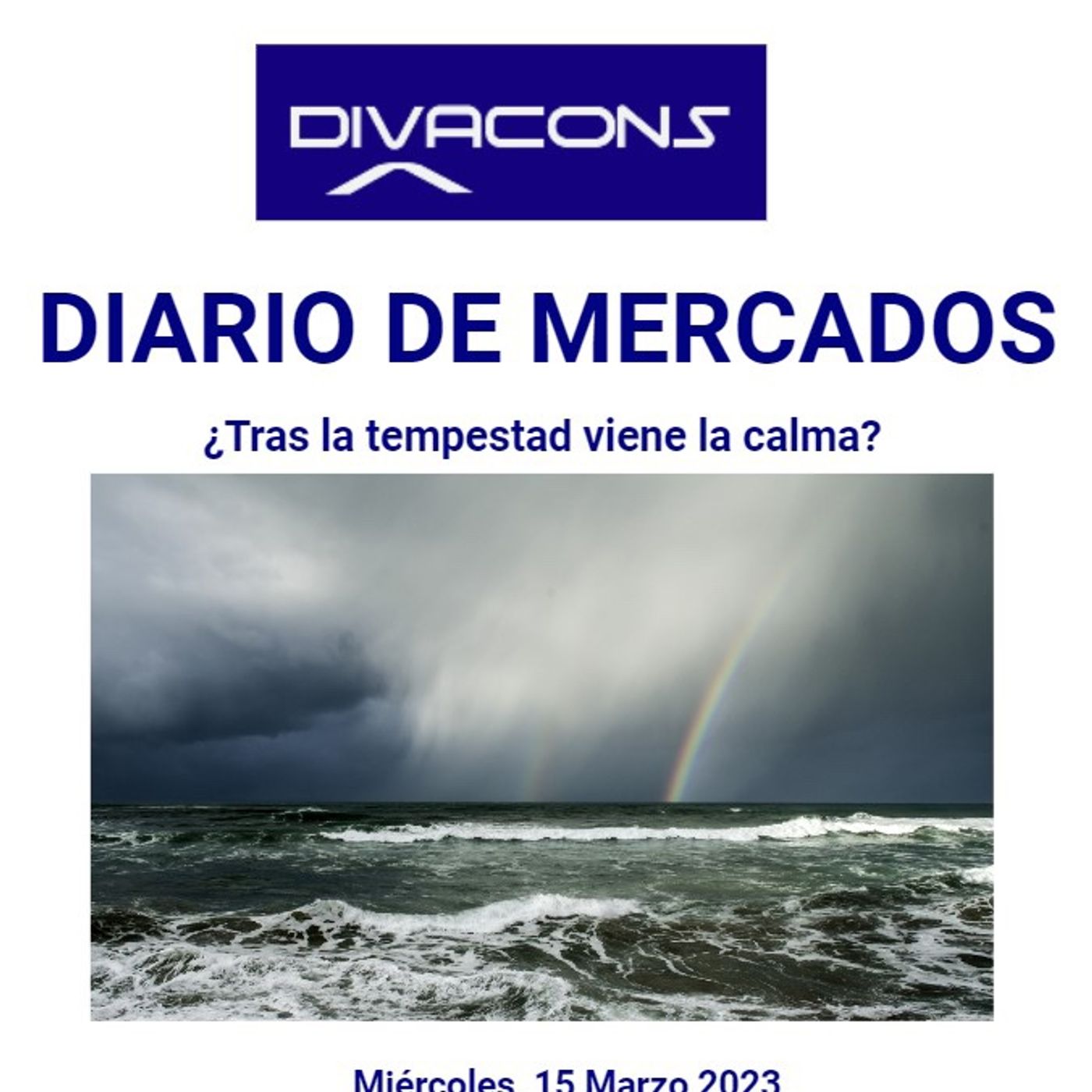 PODCAST DIARIO DE MERCADOS Miércoles 15 Marzo episode artwork