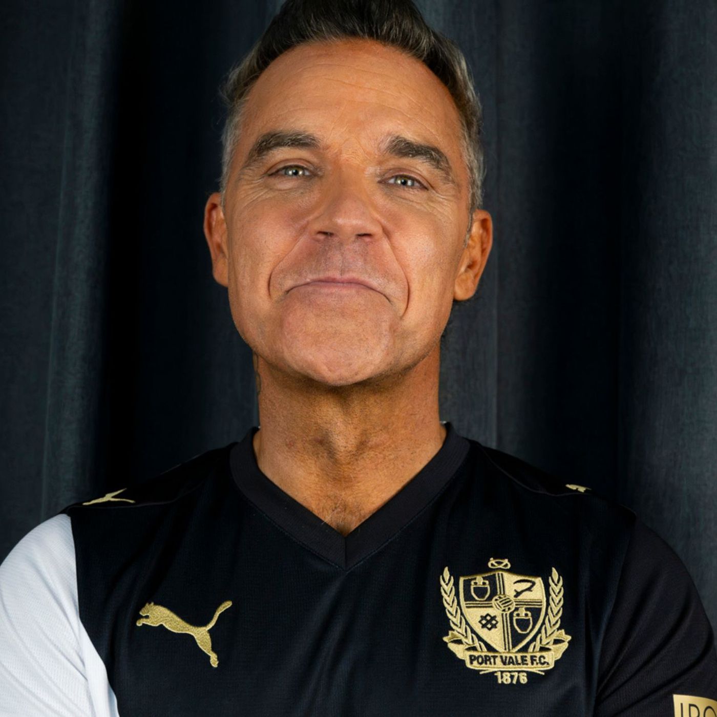 Robbie Williams named Port Vale FC’s official front-of-shirt partner and Foundation Ambassador episode artwork