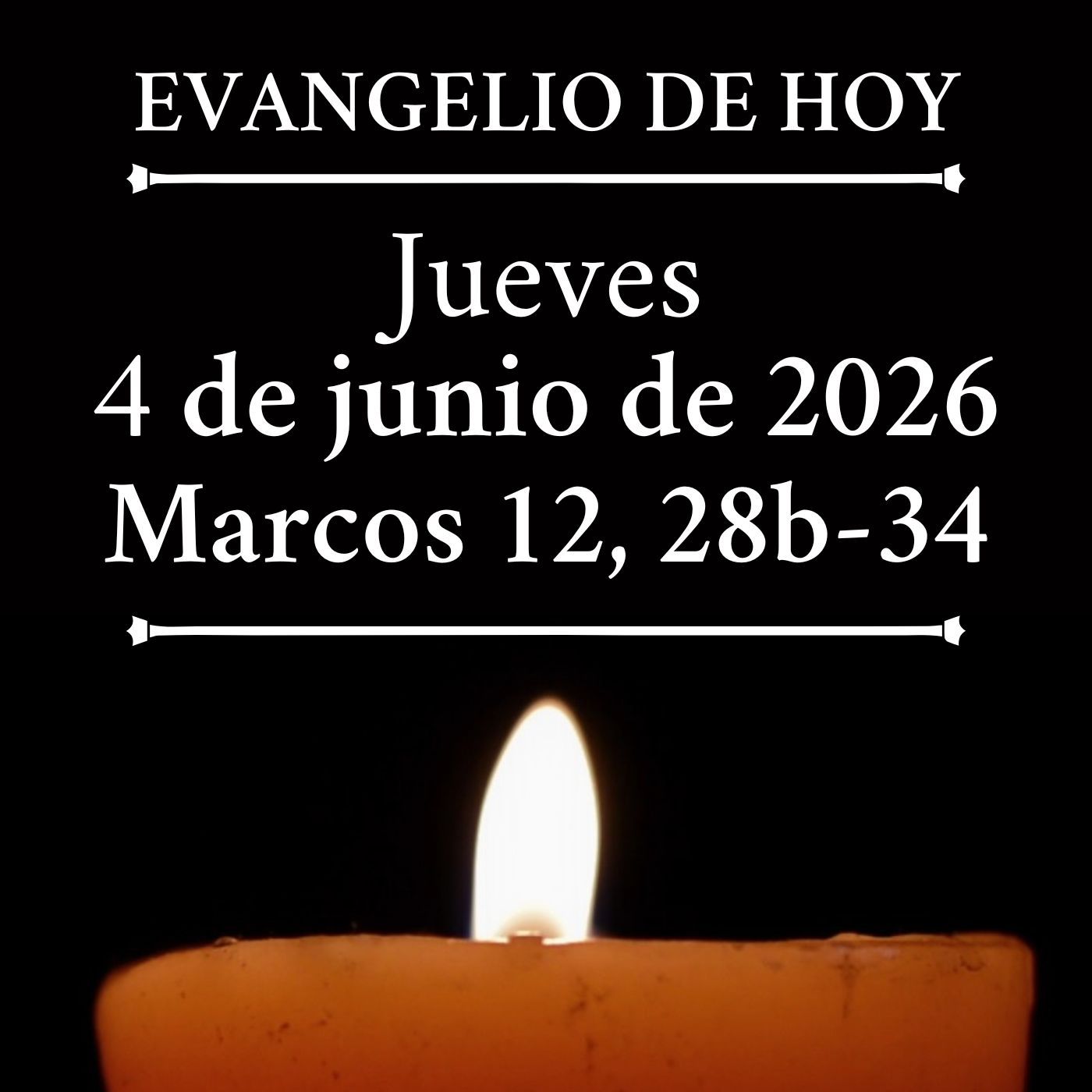 Evangelio del jueves 4 de junio de 2026 - Amarás al Señor, tu Dios, con todo tu corazón episode artwork