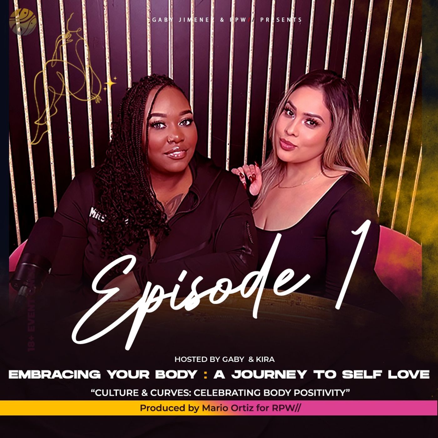 Episode 1: "Embracing Your Body: A Journey to Self-Love"/"Culture & Curves: Celebrating Body Positivity" episode artwork