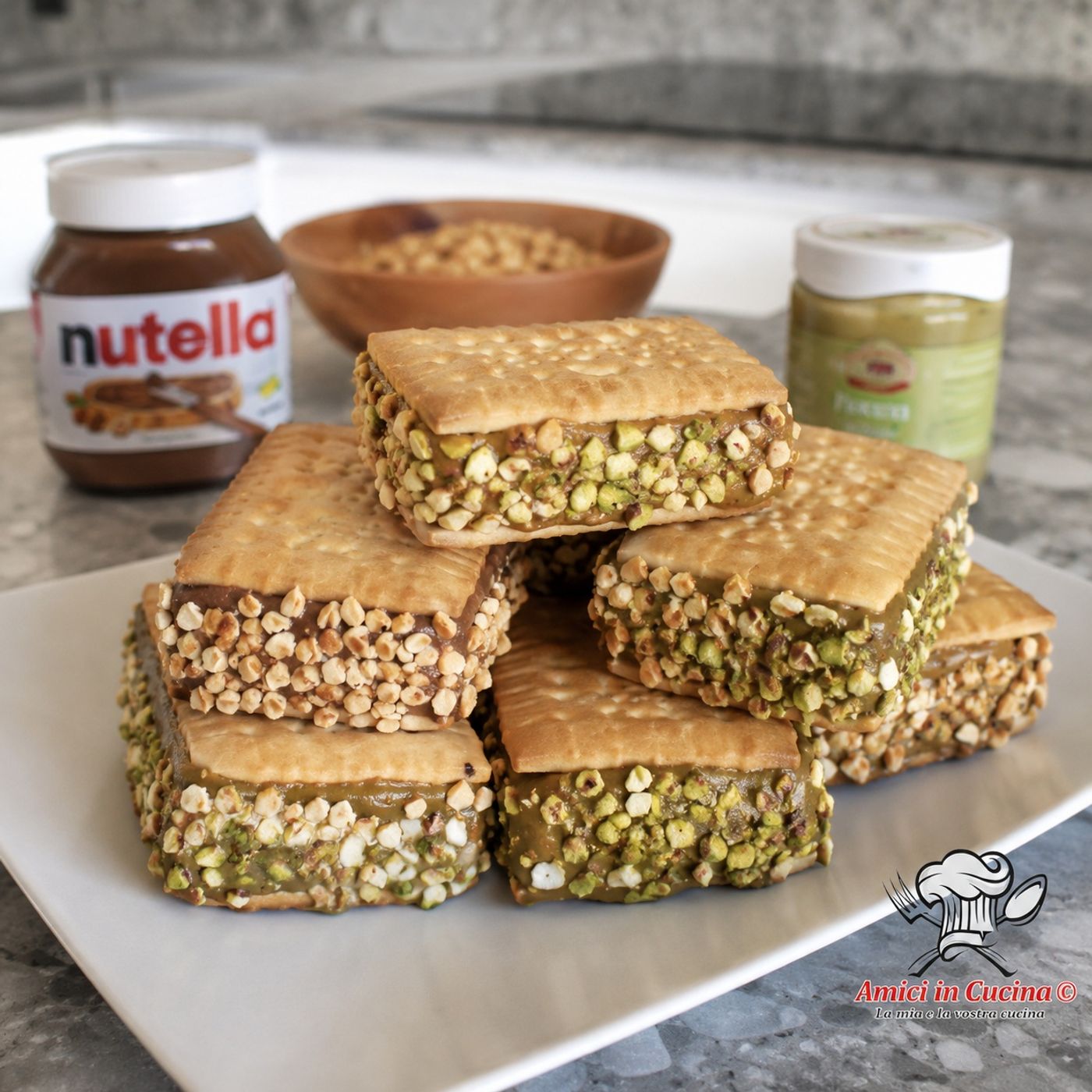 Biscotti Gelato alla Panna con Pistacchio e Nocciole: Ricetta Facile Senza Gelatiera episode artwork