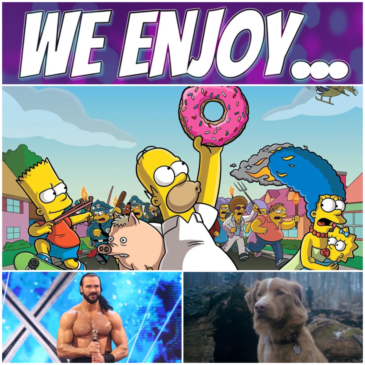 News and Youse: A second SIMPSONS movie announced, Drew McIntyre joins HIGHLANDER, who's a GOOD BOY?, and more...