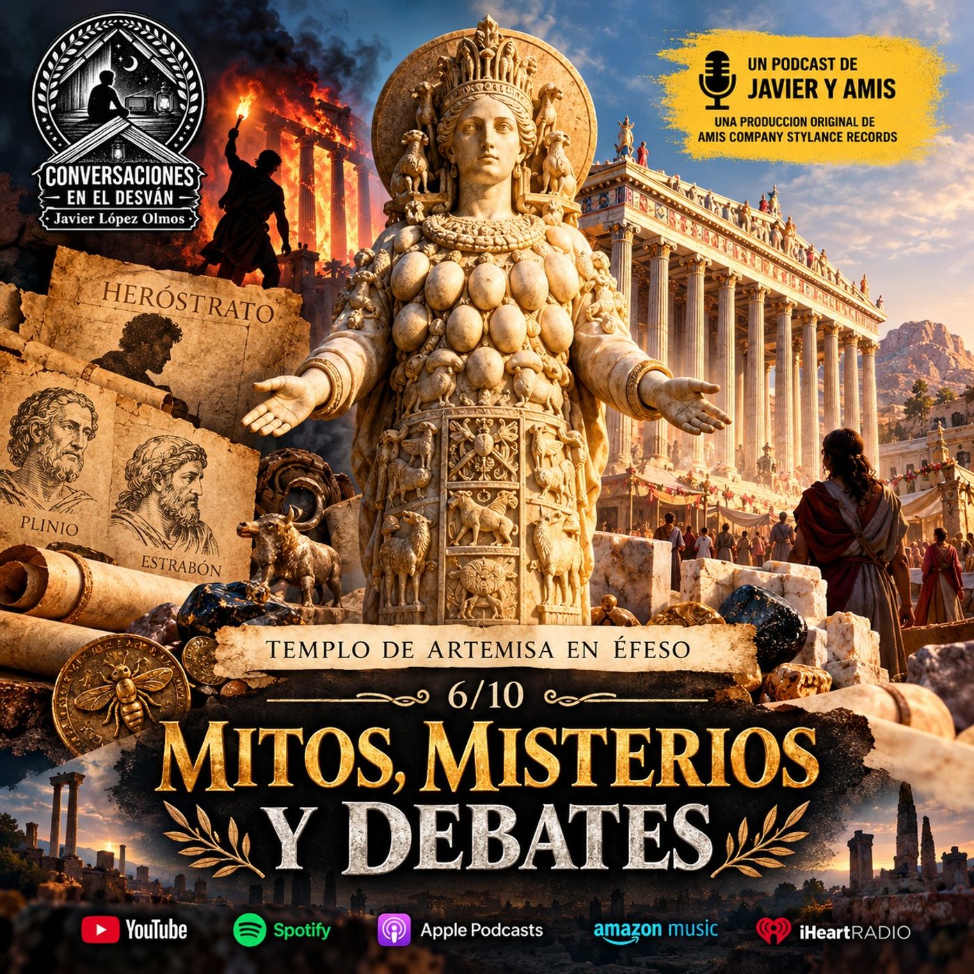 Las siete maravillas del mundo antiguo - Templo de Artemisa en Efeso - Mitos, misterios y debates 6/10 episode artwork