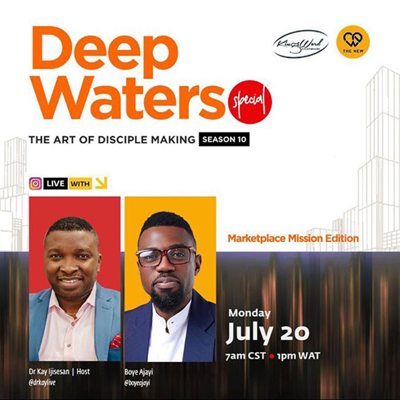 The Art of Disciple Making S10 E1 (Marketplace Mission Edition) - Dr Kay Ijisesan with Boye Ajayi episode artwork