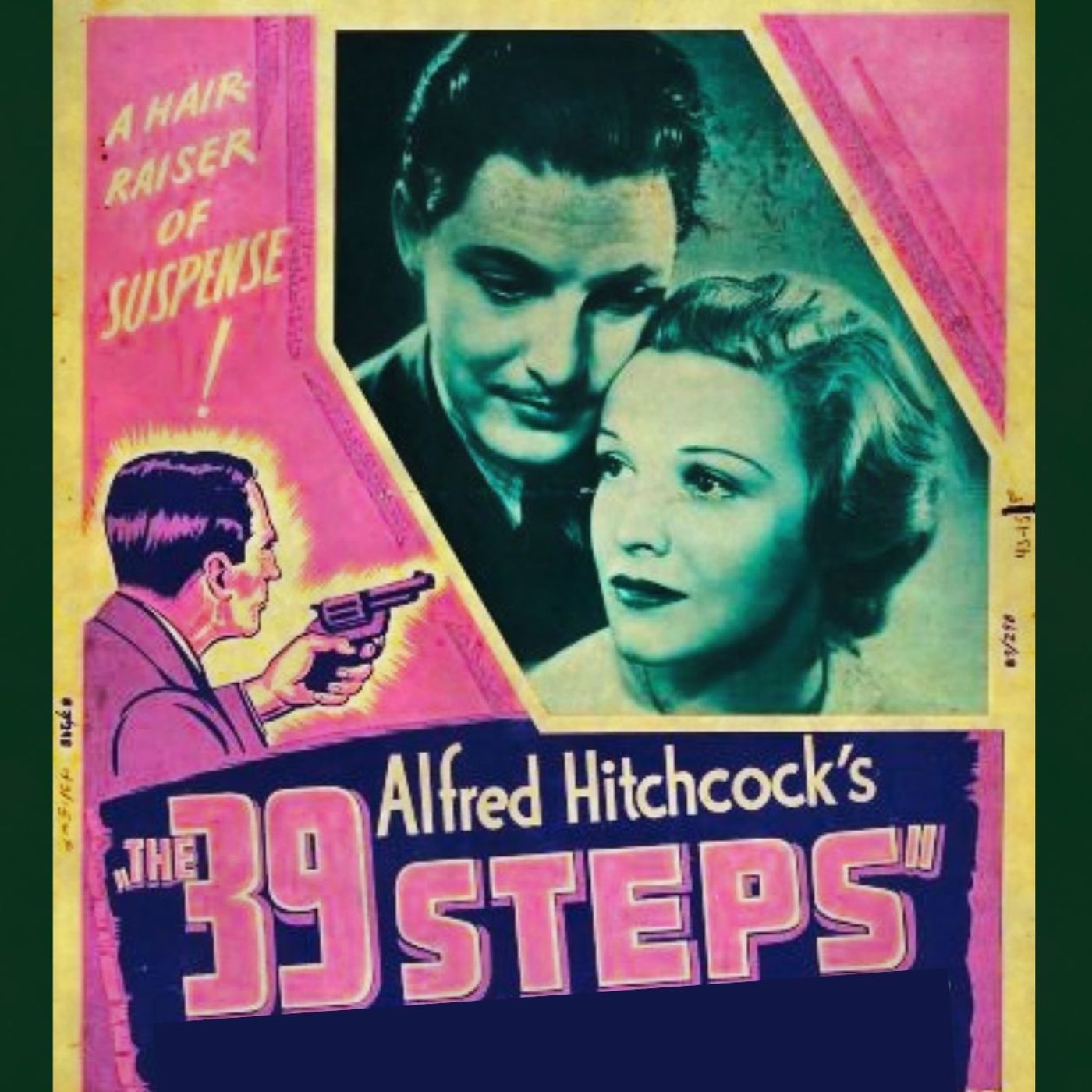 Hitchcock's "The 39 Steps" (Lux Radio) episode artwork