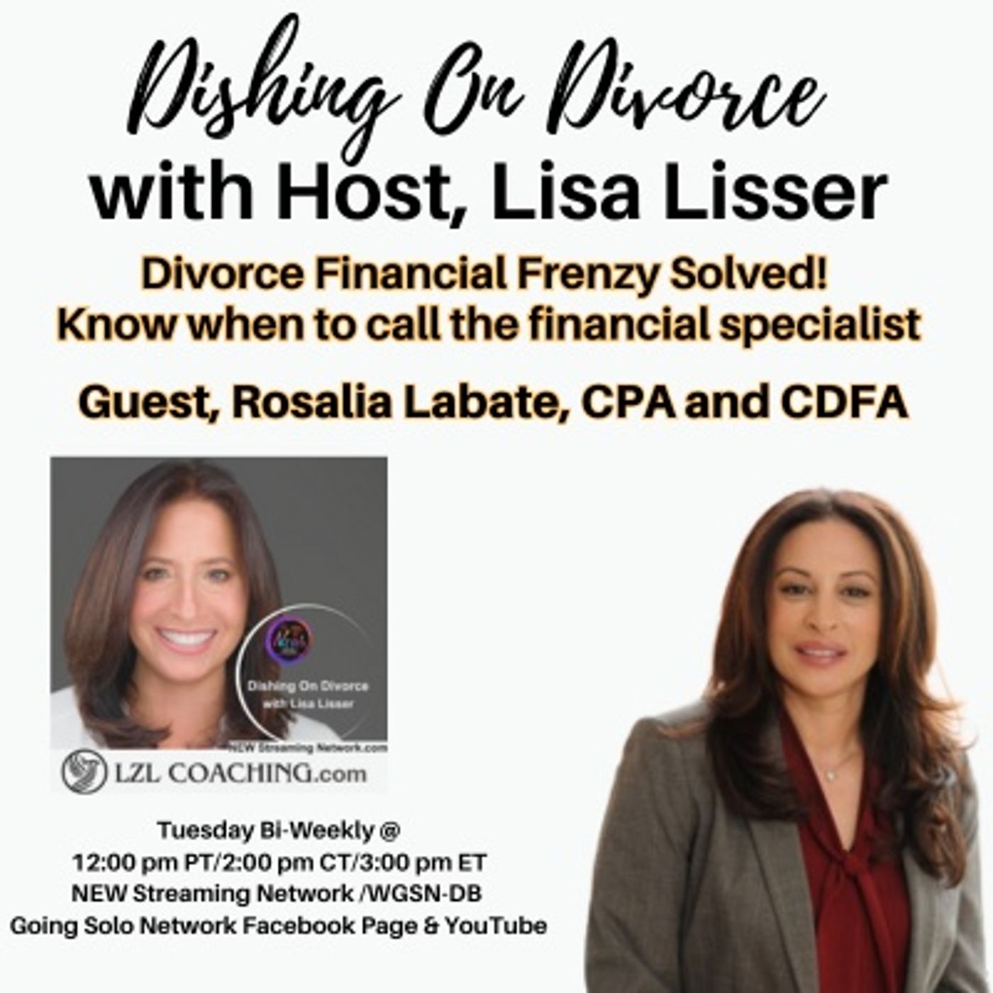 Divorce Financial Frenzy Solved!  Know when to call the financial specialist episode artwork