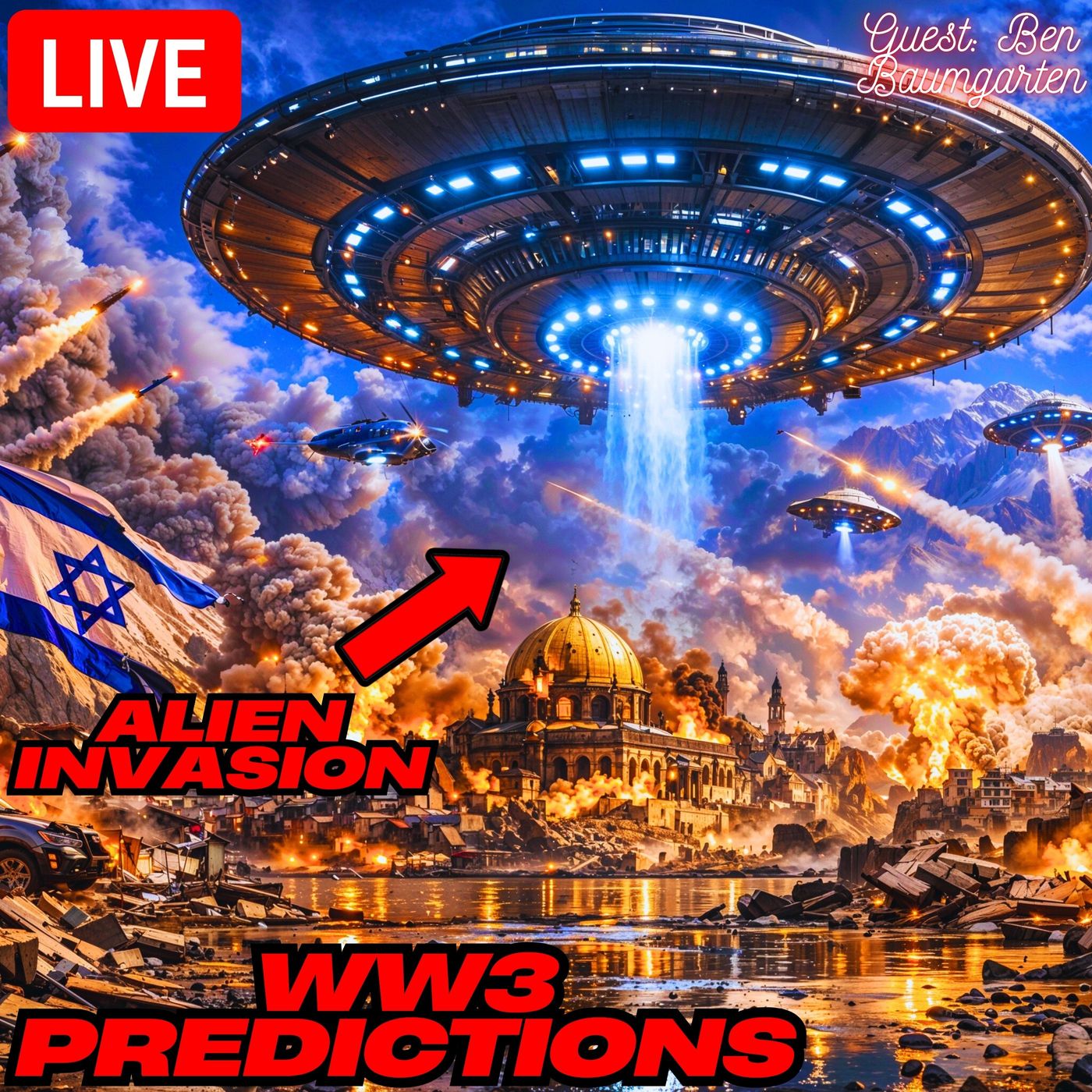 4Chan Prediction| Psyop Engineers| Gnostic Agenda| WW3 Outcome| Dome of the Rock False Flag w/ Ben Baumgarten