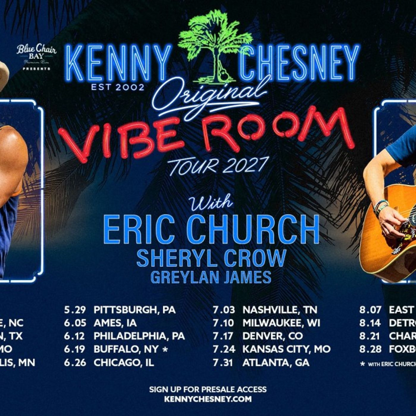 Kenny Chesney Sets 2027 Stadium Tour With Eric Church, Sheryl Crow & Greylan James: ‘I Don’t Think I Knew How Much I Missed It’