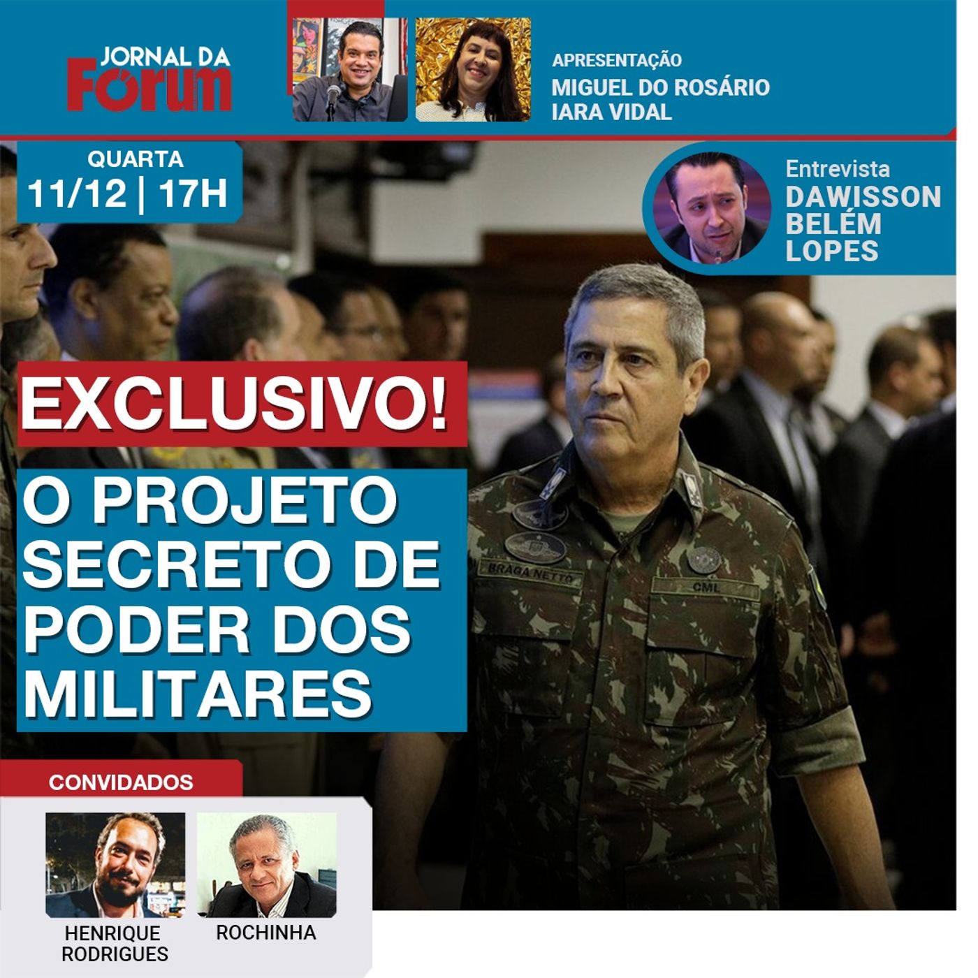 PF desbarata nova conspiração militar | Lula com 52% de aprovação na Quaest | Caiado inelegível episode artwork
