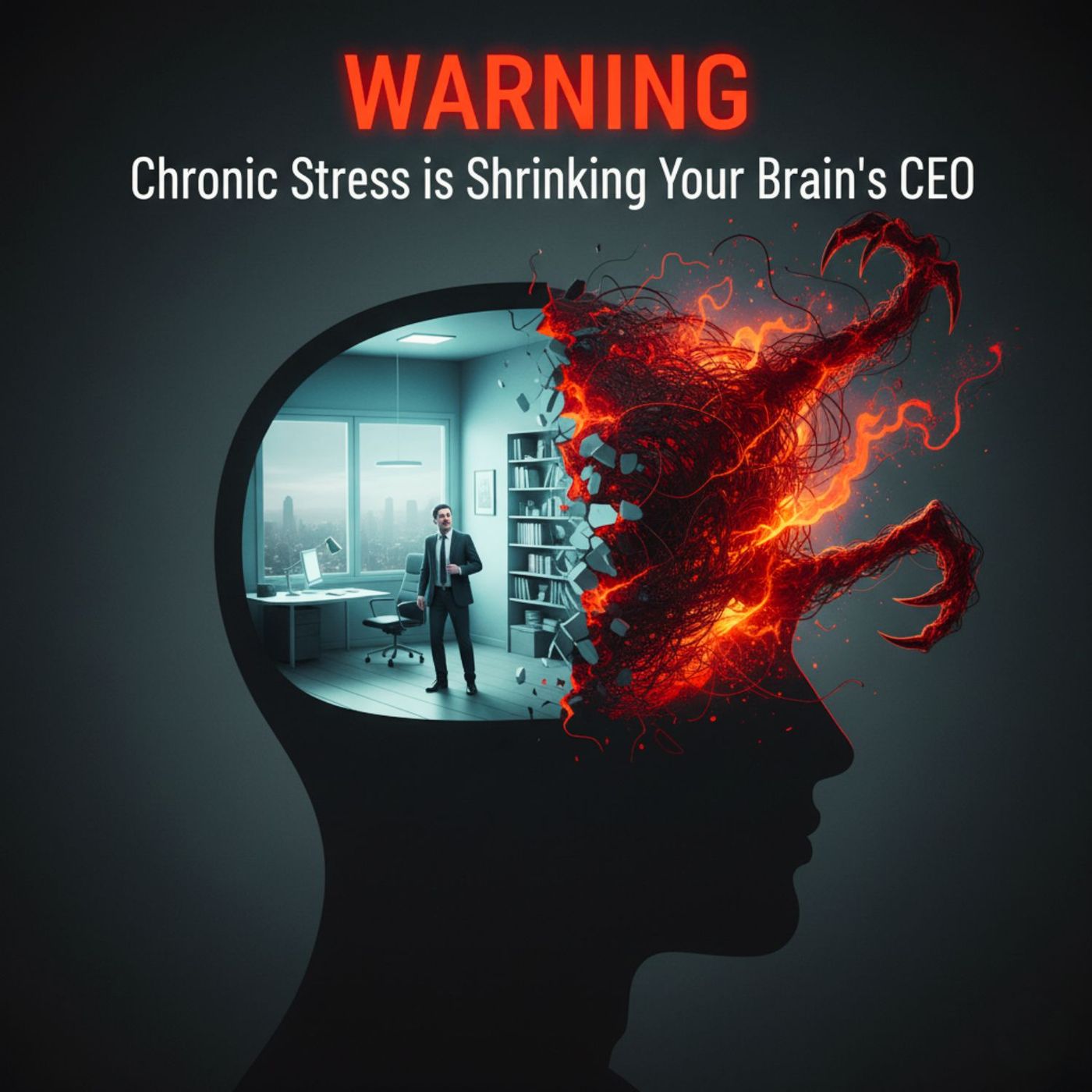 WARNING: Chronic STRESS is Shrinking Your Brain's CEO (And Growing Its FEAR Center)