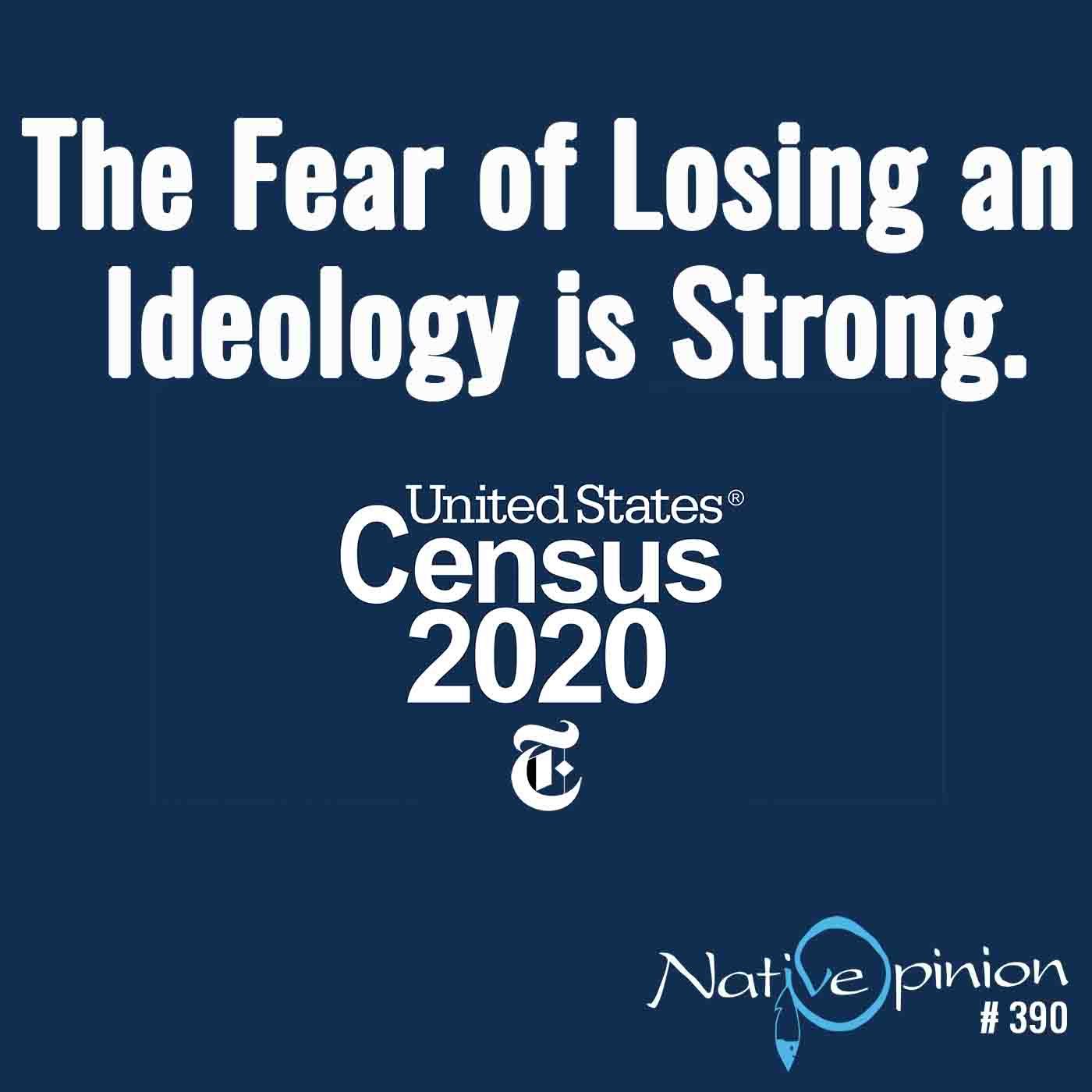 Episode 390 “The Fear of Losing an Ideology is Strong.” - podcast episode cover