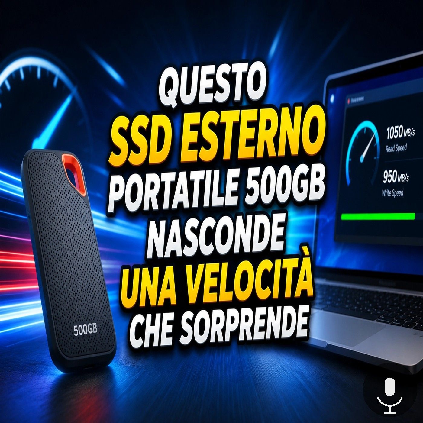 SSD esterno portatile 500GB che stupisce per velocità episode artwork