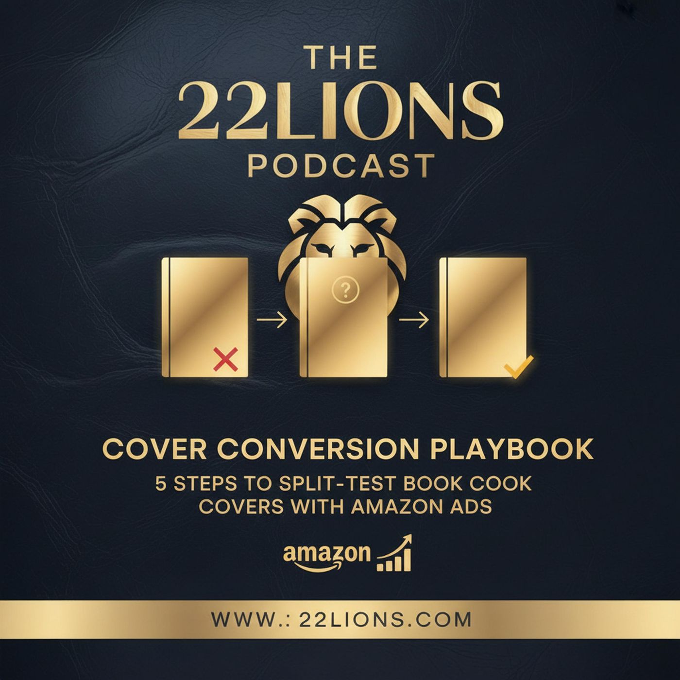 Cover Conversion Playbook: 5 Steps to Split-Test Book Covers with Amazon Ads episode artwork