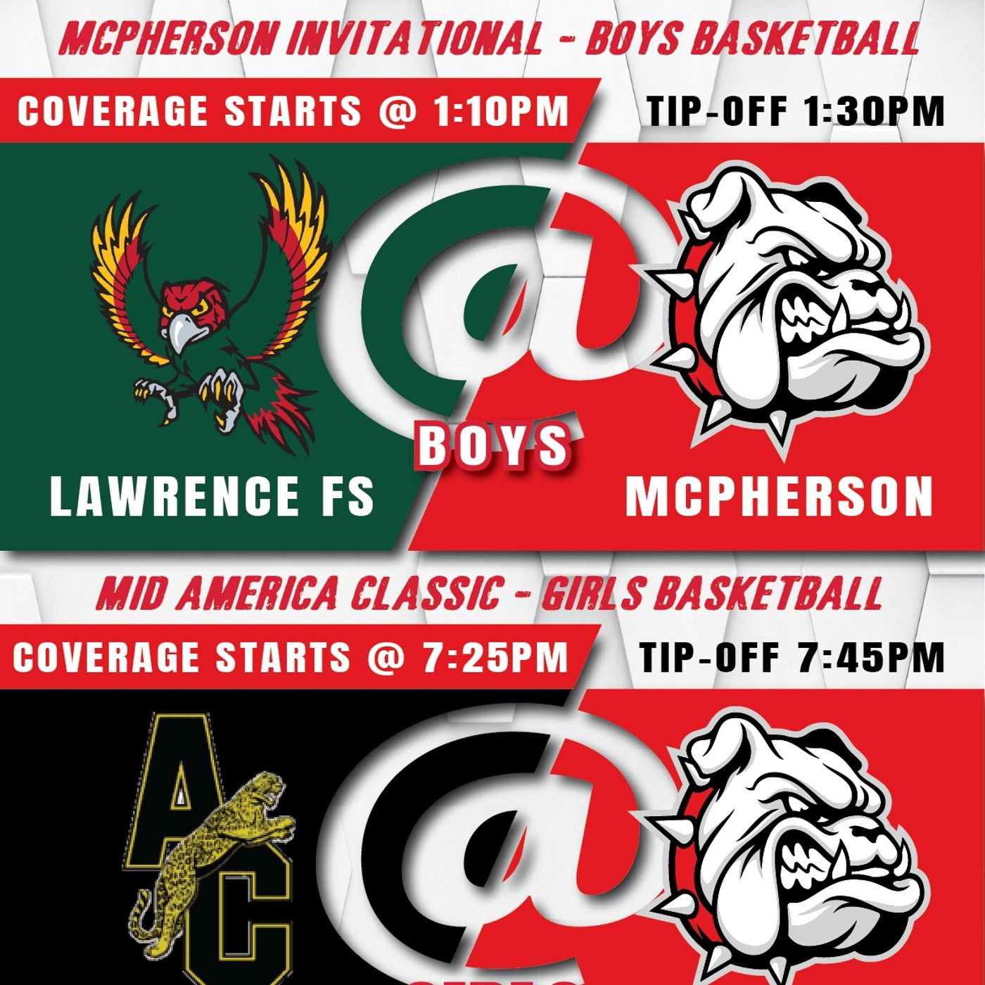 Andover Central Lady Jaguars at McPherson Lady Bullpups High School Basketball (Mid-America Classic-January 29, 2026) episode artwork