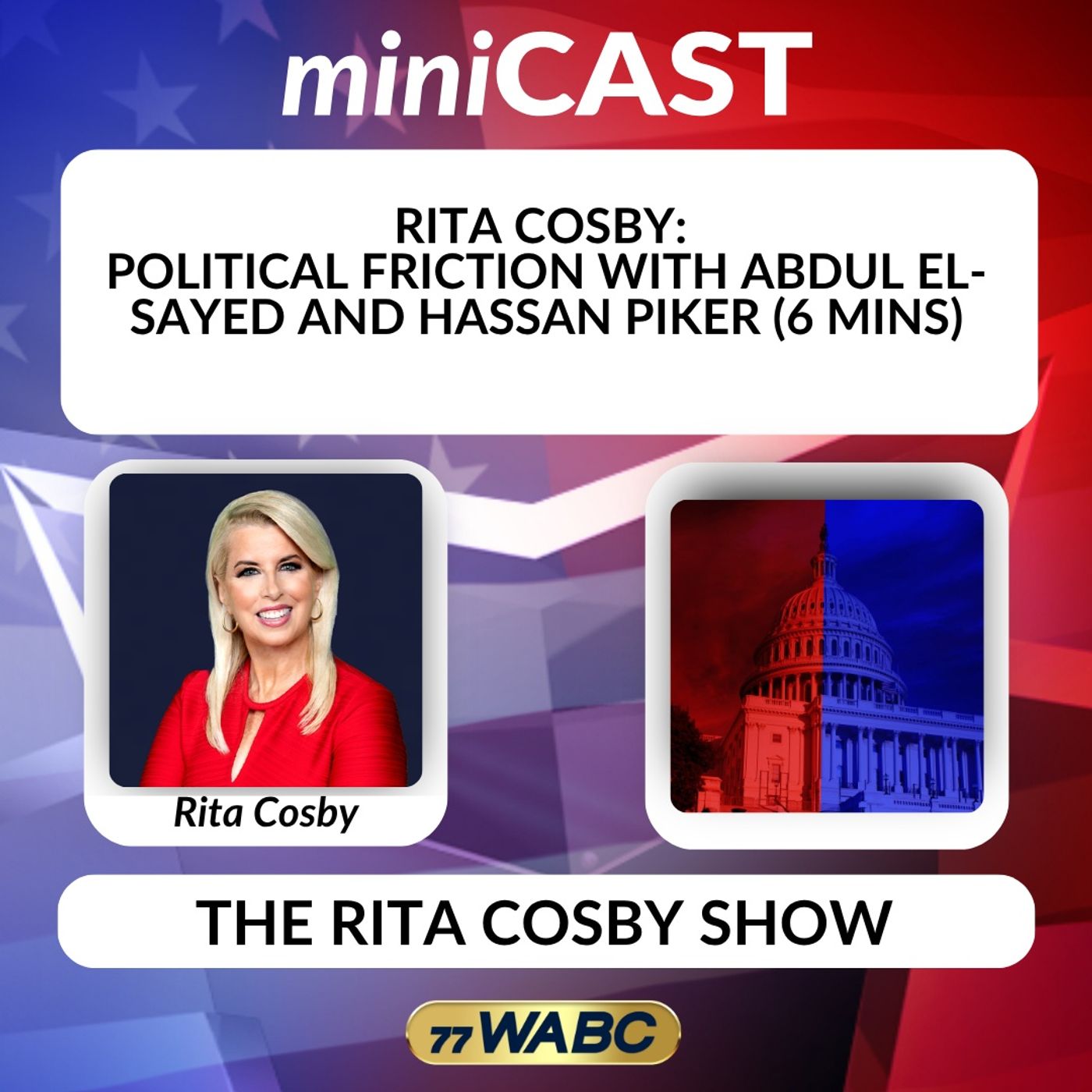 Rita Cosby - Political Friction With Abdul El-Sayed and Hassan Piker episode artwork