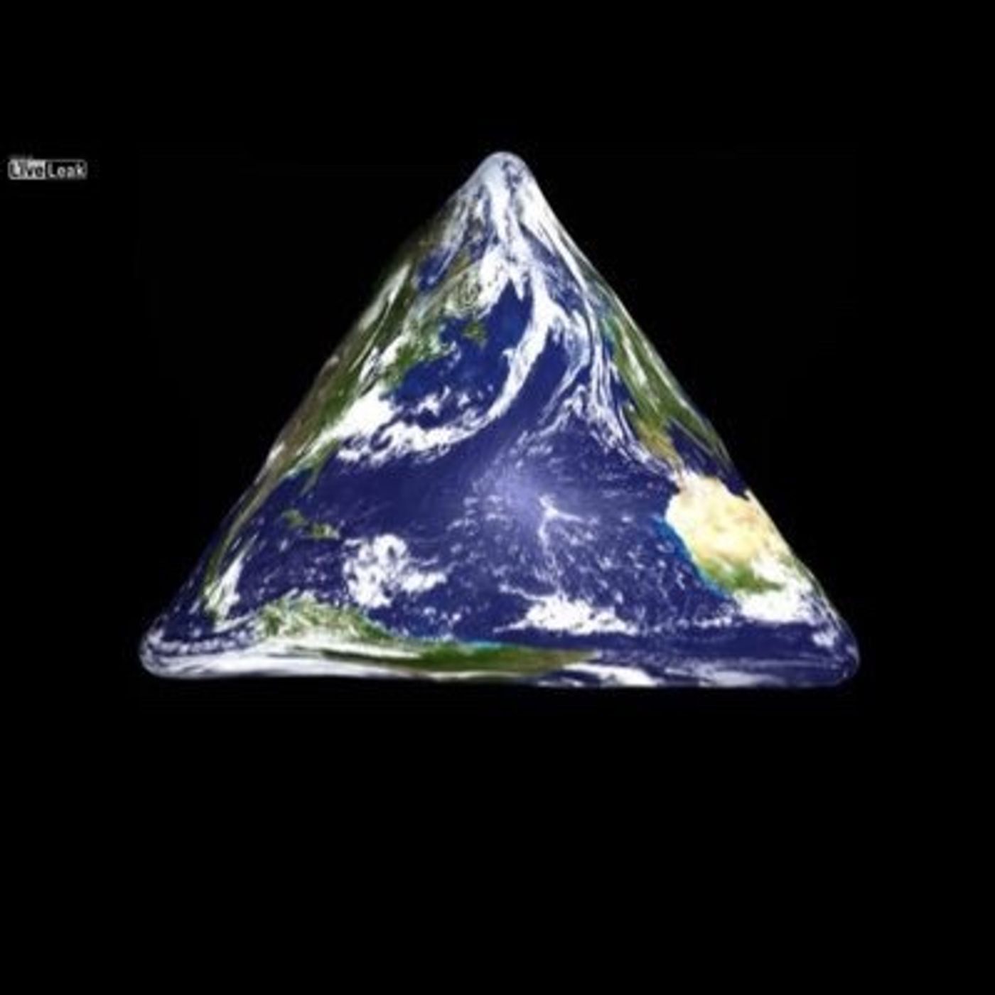 The Earth Is Actually A Triangle (Proof)