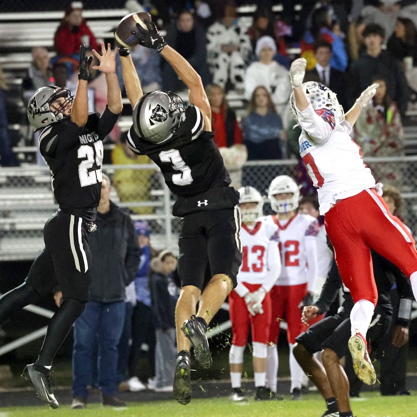 Luke Gadomski has two INTs, pick-six as Kaneland romps Lakes 68-21 in playoff opener episode artwork