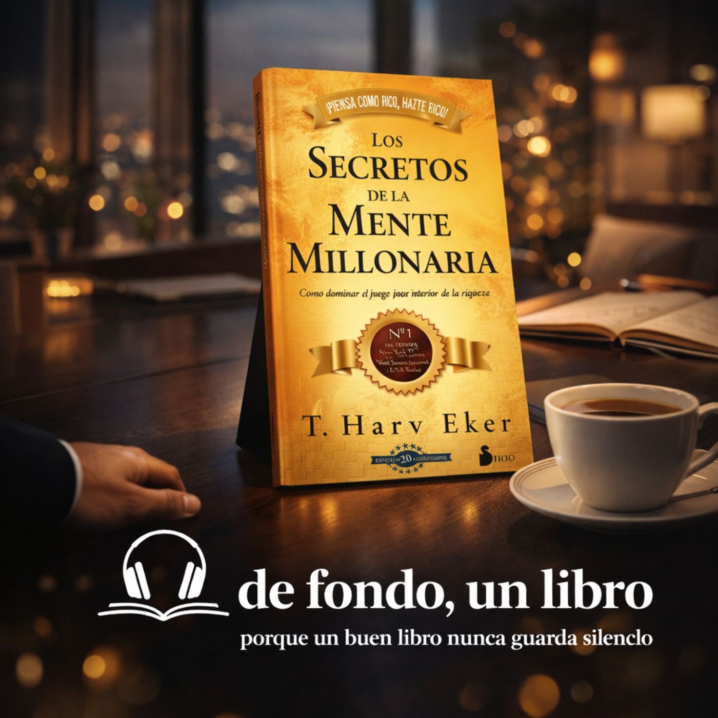 De fondo un libro