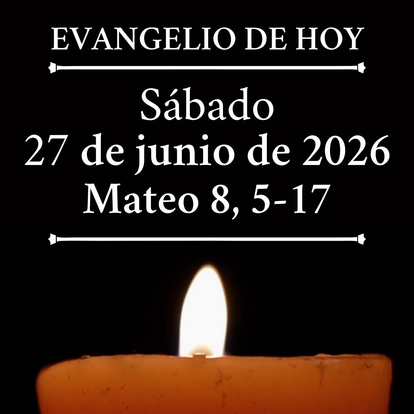 Evangelio del sábado 27 de junio de 2026 - "... y cargó con nuestras enfermedades" episode artwork