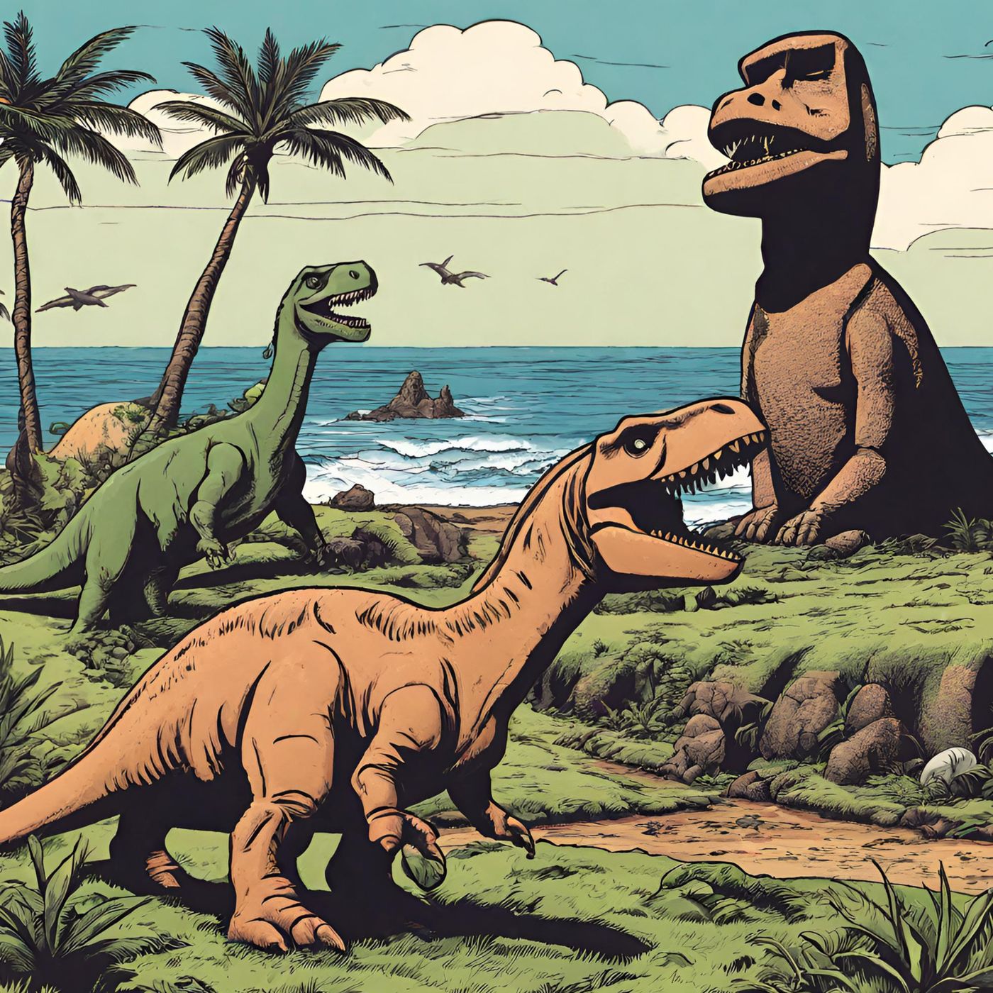 Portada de Los Dinosaurios