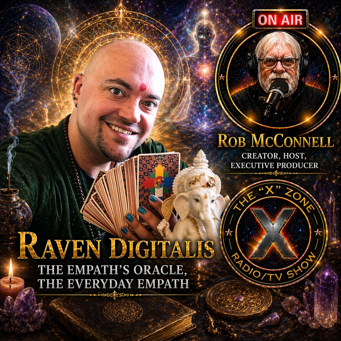 Rob McConnell Interviews - RAVEN DIGITALIS - The Empath’s Oracle, The Everyday Empath