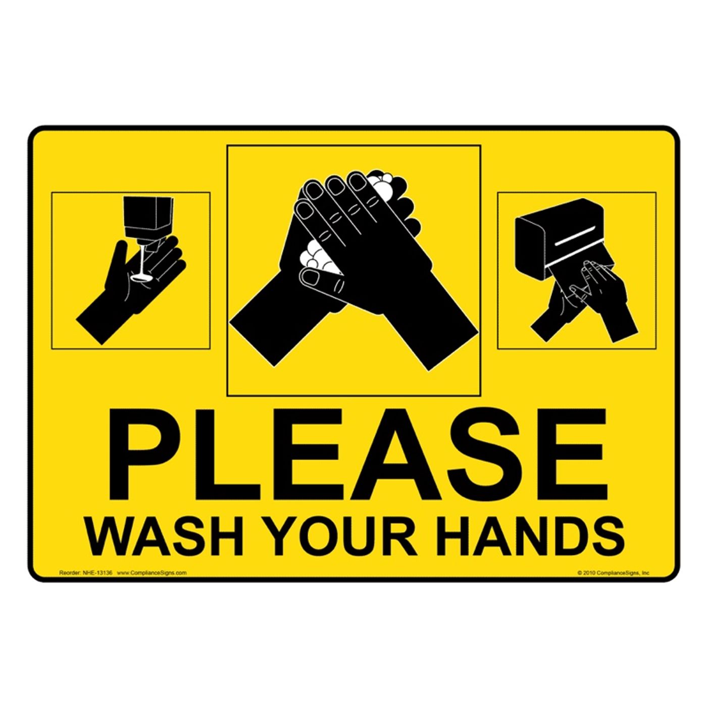 Please wash your hands