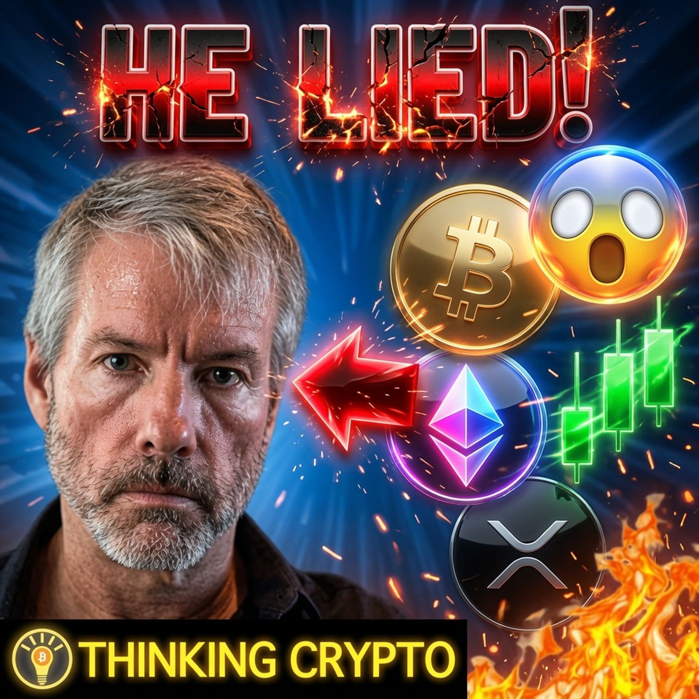 MICHAEL SAYLOR LIES ABOUT SELLIING BITCOIN! HUGE XRP, XLM, & CANTON NETWORK NEWS!
