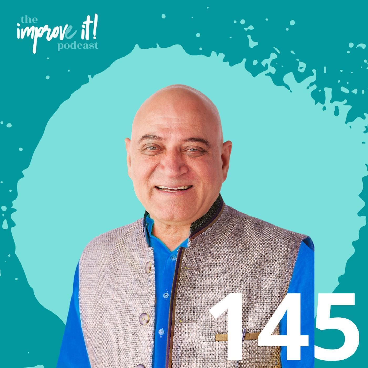 145: Self Healing Series: How Humor Can Reduce Stress and Increase Productivity with Dr. Madan Kataria, The Founder of Laughter Yoga