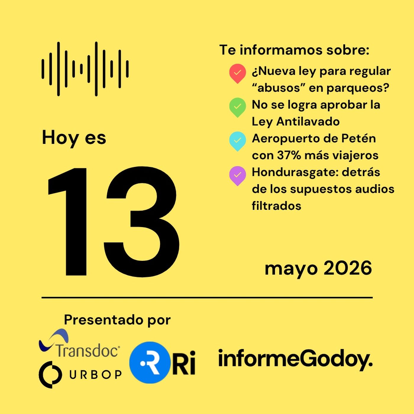 13 de mayo 2026 episode artwork