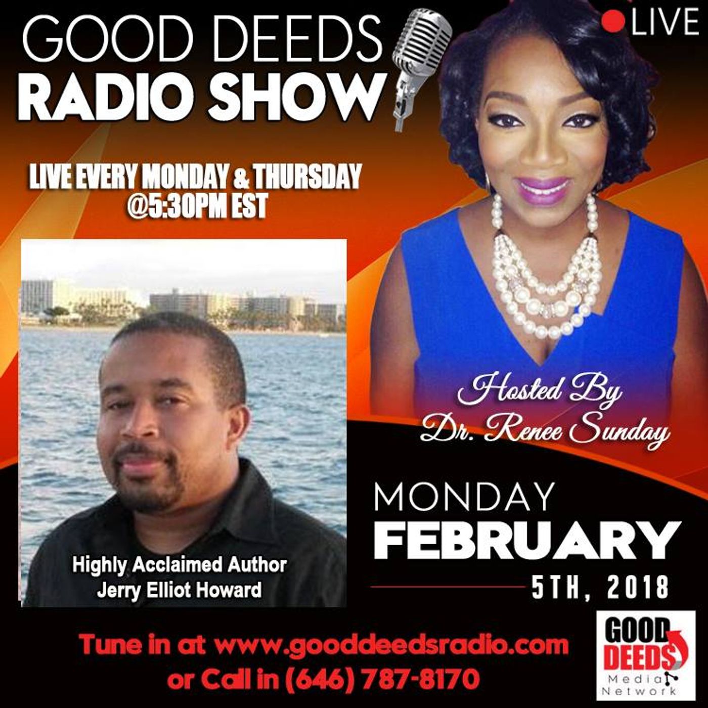 Highly Acclaimed Author Jerry Elliot Howard shares on Good Deeds episode artwork