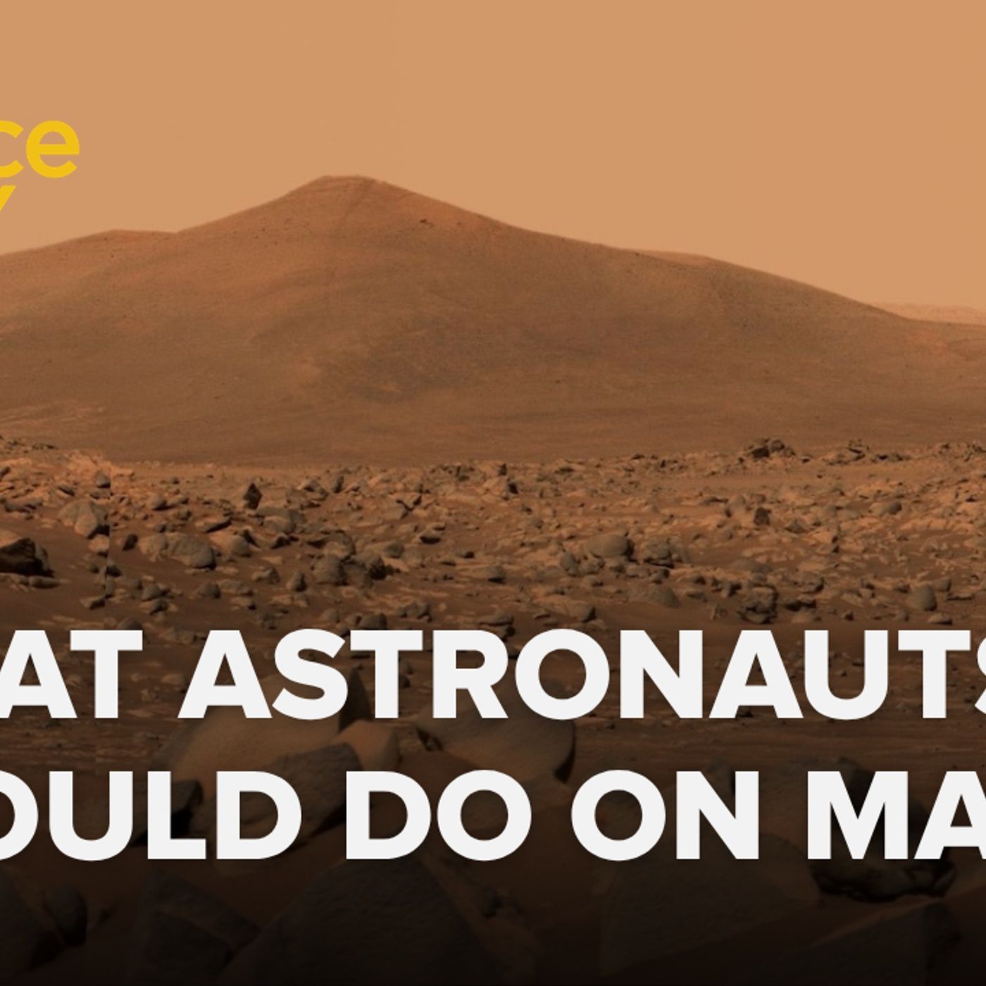 1382: What should astronauts do first when they reach Mars?