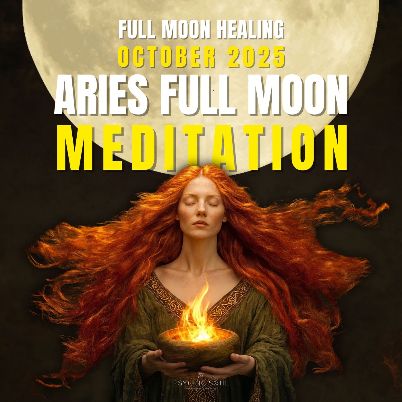 Aries Full Moon Meditation | Guided by the Moon & Chiron
