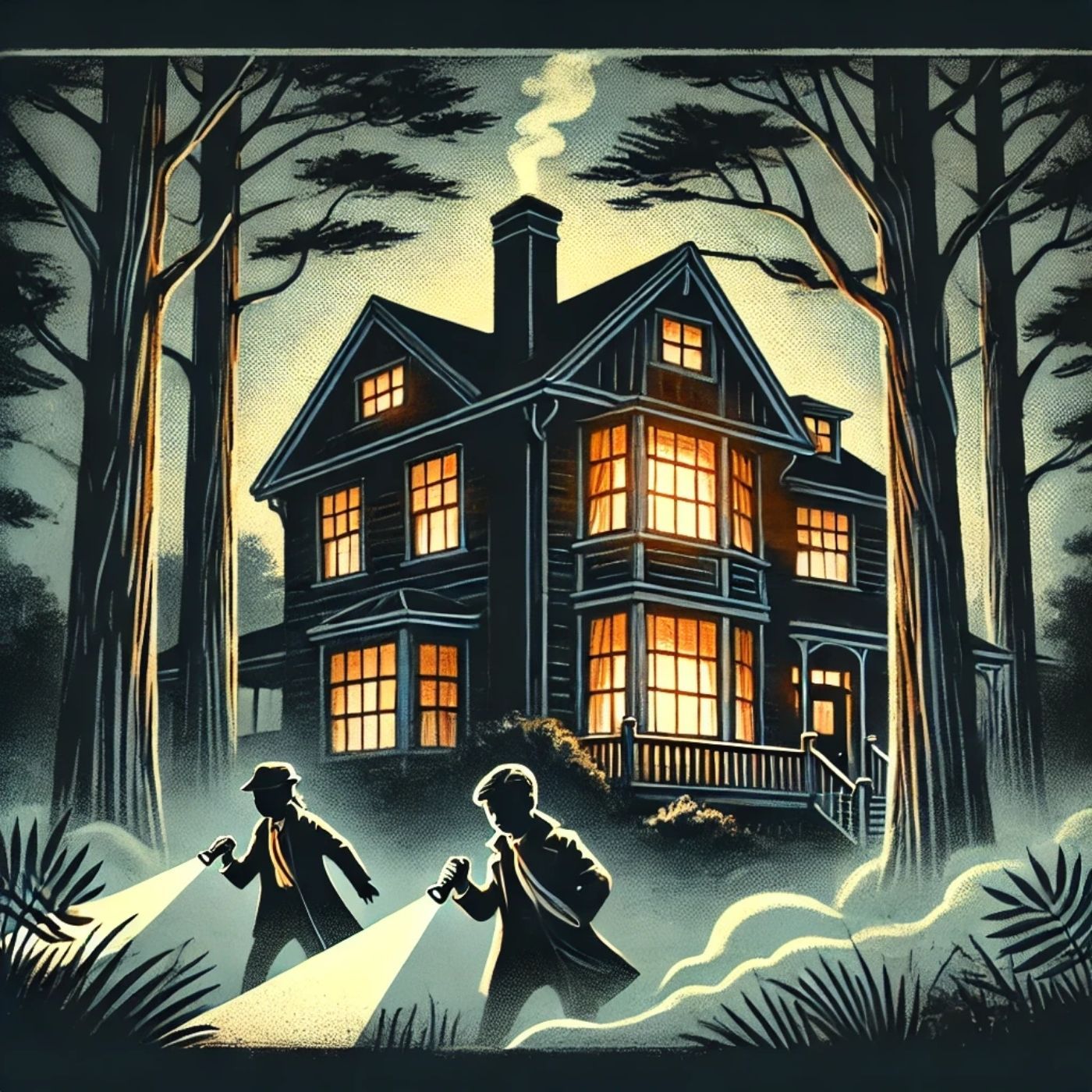 Mystery at Dark Cedars podcast artwork