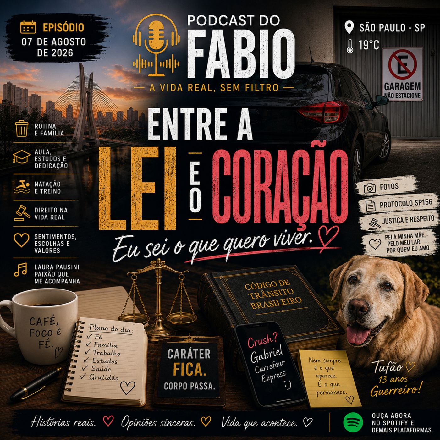 07 de Agosto de 2026 - Entre a Lei e o Coração: Eu Sei o Que Quero Viver.
