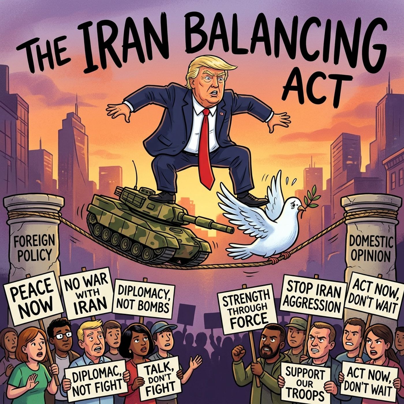 Trump Sends Mixed Signals_ Iran War Strategy Confusion