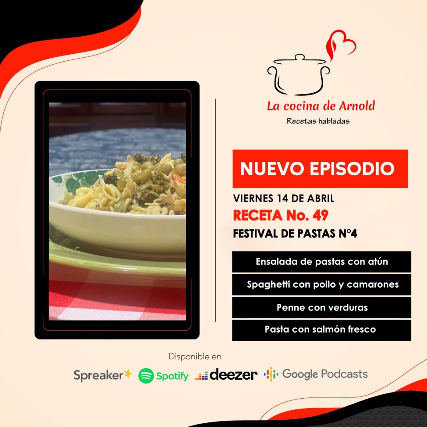 La cocina de Arnold, recetas habladas