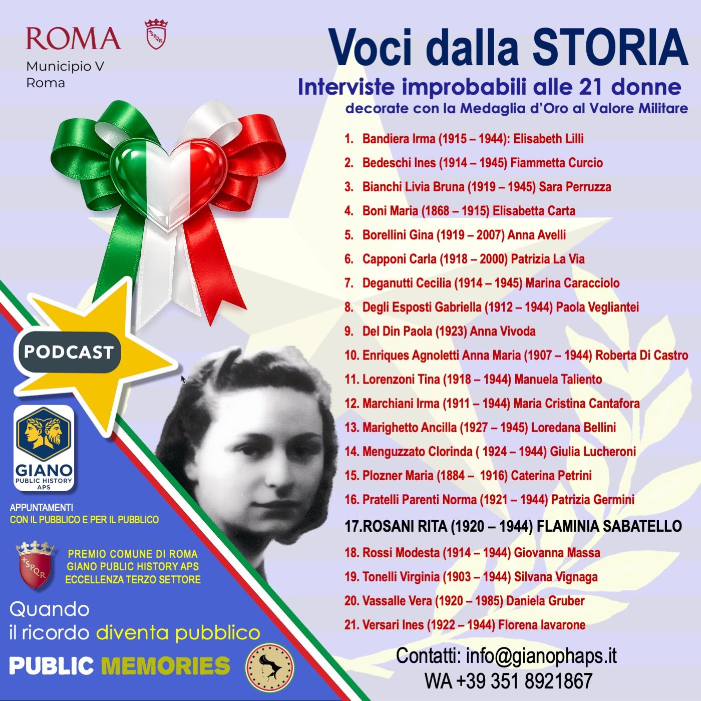 Rita ROSANI – Il coraggio di una notte di fuoco: Maestra e partigiana, tenente della Brigata “Pasubio Banda Aquila” episode artwork