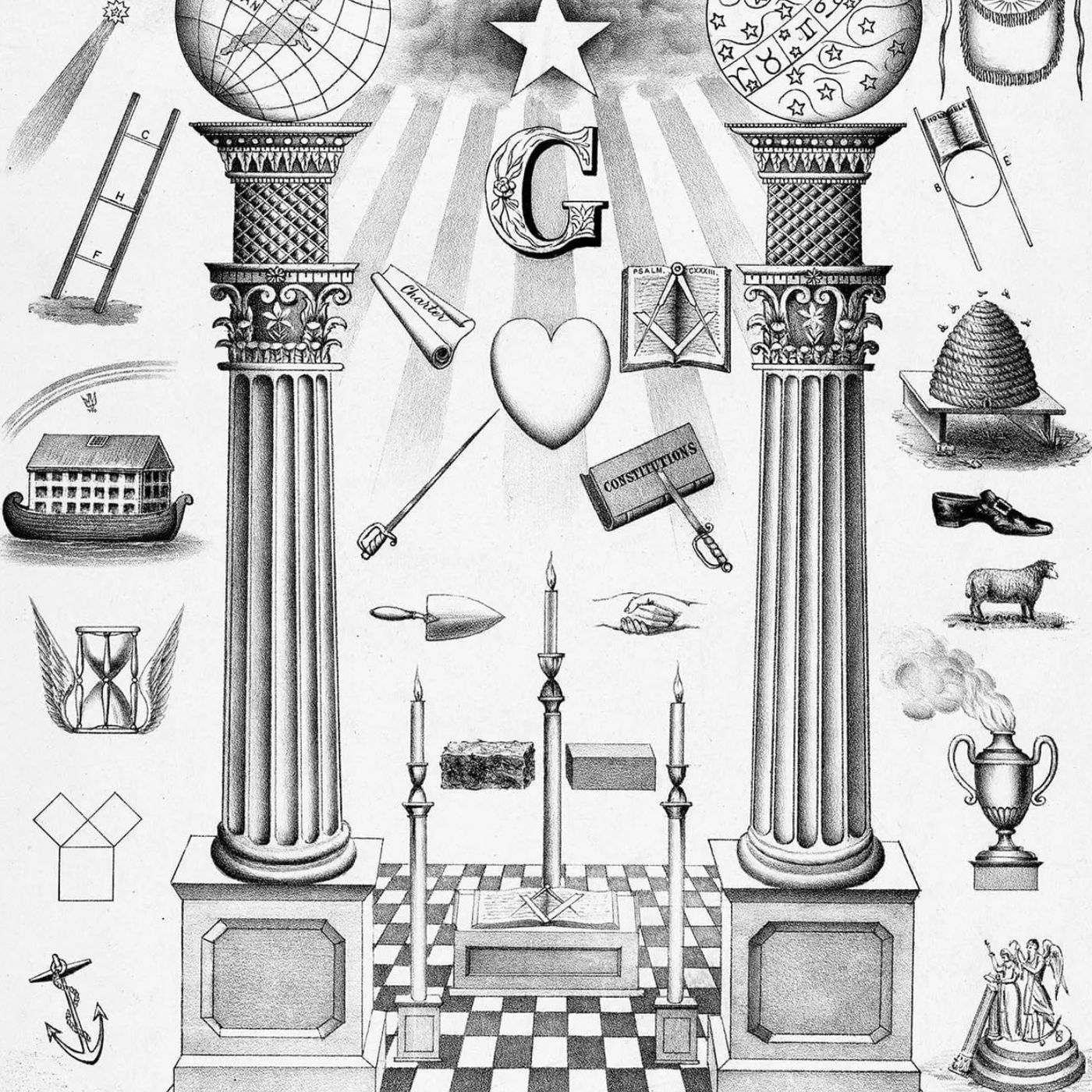 The Polarity of Creation in Boaz and Jachin Pillar Symbolism