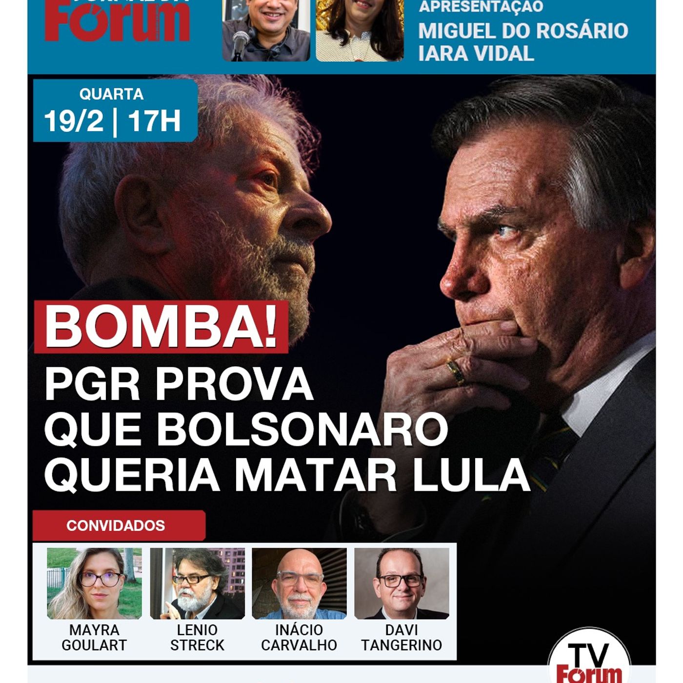 PGR acusa Bolsonaro, com provas, de conhecer plano para matar Lula | 19.02.25 episode artwork