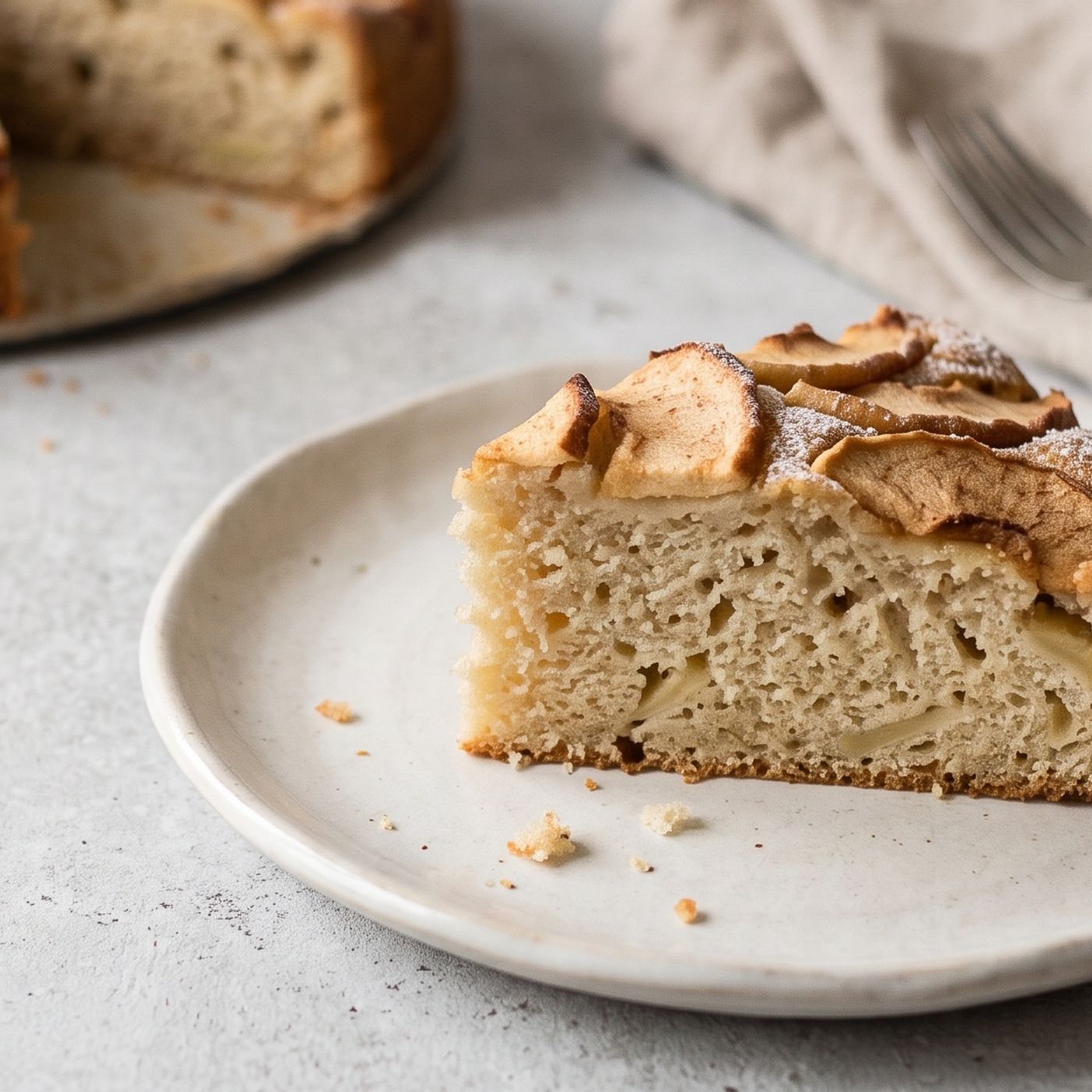 Torta di mele all’acqua: la ricetta leggerissima senza burro e latte che si scioglie in bocca!