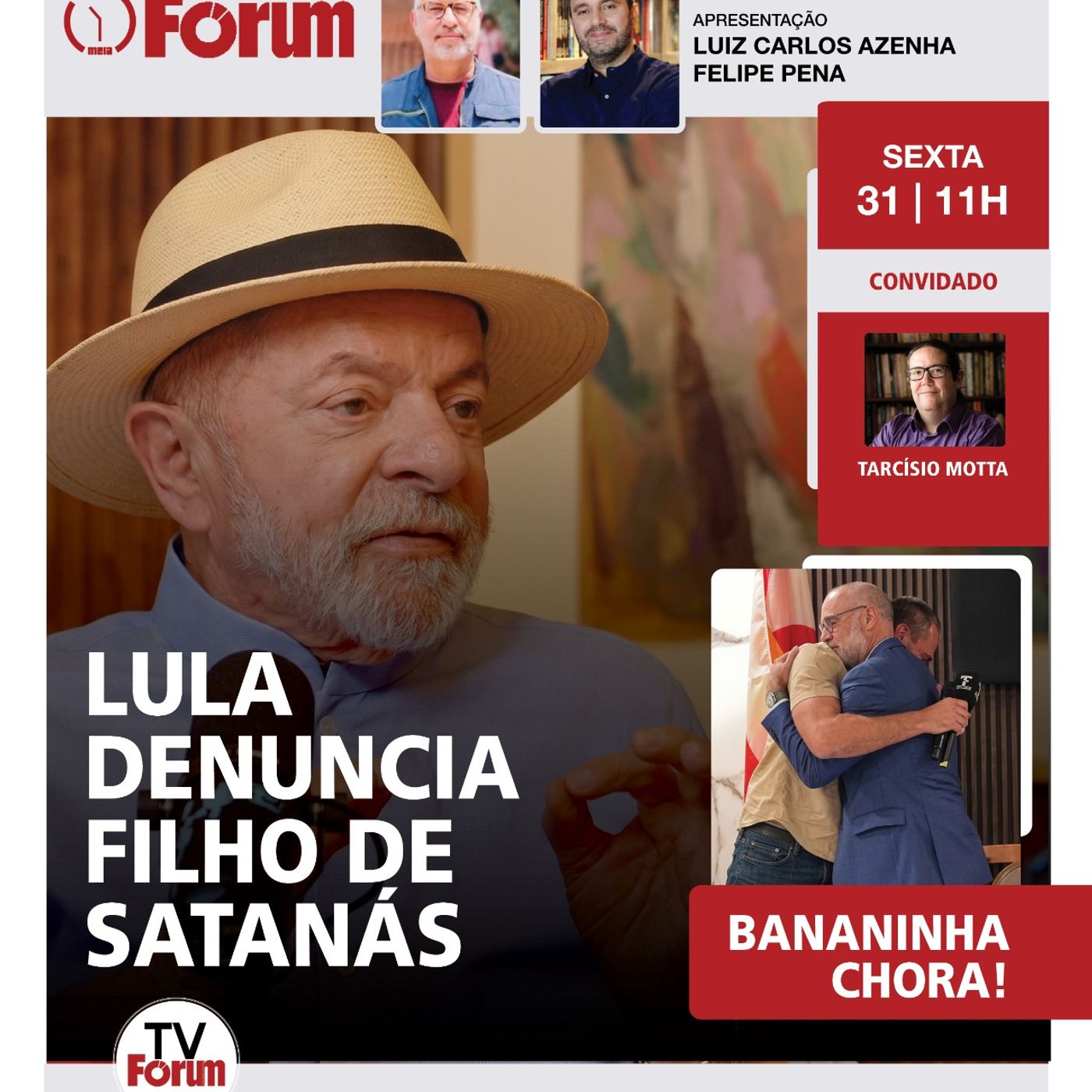 Lula denuncia Flávio Bolsonaro por tarifaço; Bananinha chora de medo da Interpol | 31.07.26 episode artwork