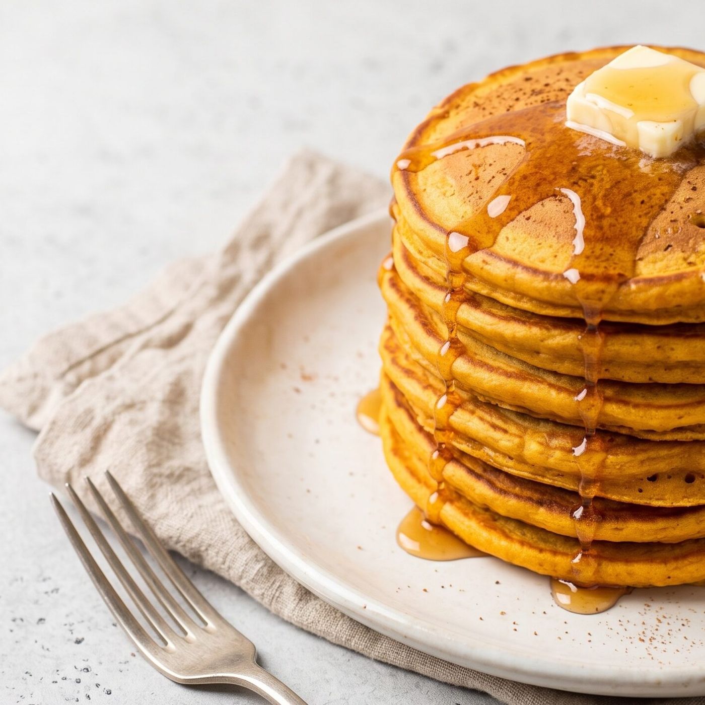 Pancake alla zucca soffici e alti: il trucco infallibile per non farli venire gommosi o piatti!