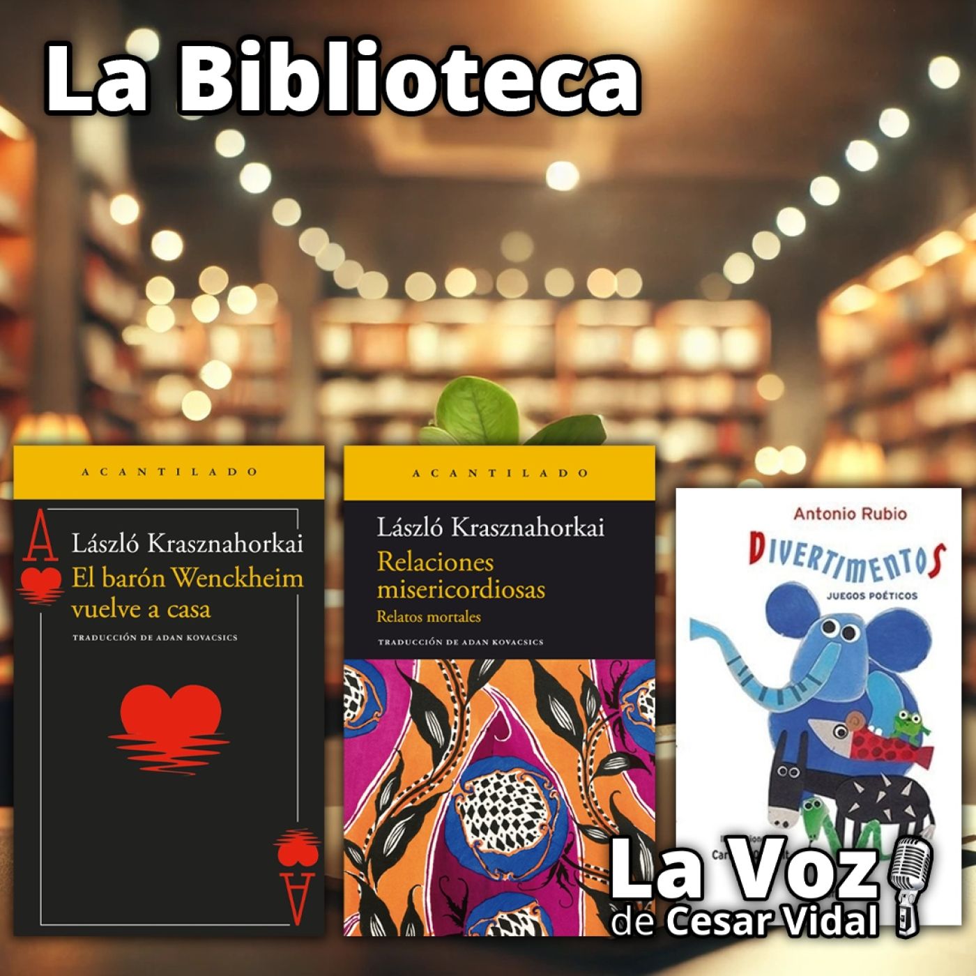 La Biblioteca: "El barón Wenckheim vuelve a casa", "Relaciones misericordiosas" y "Divertimentos" - 09/10/25 episode artwork