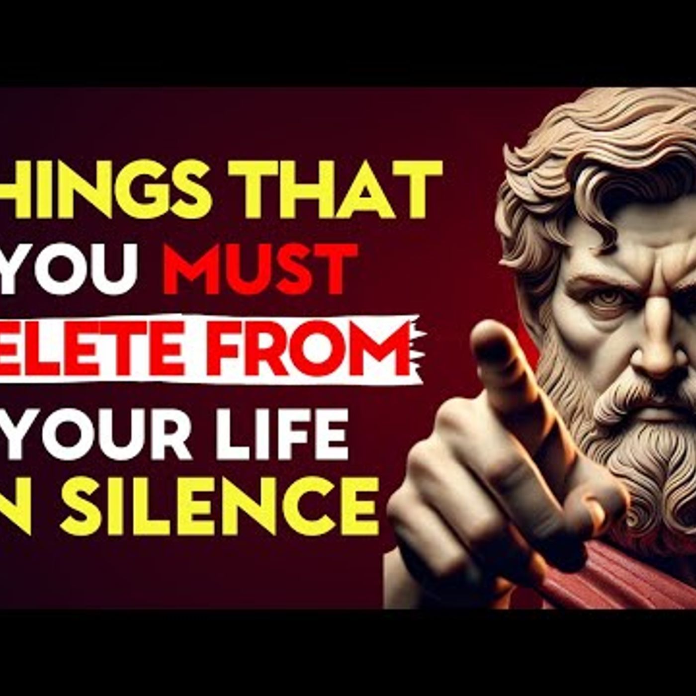 9 THINGS You Should QUIETLY ELIMINATE From Your LIFE _ Stoic Philosophy episode artwork