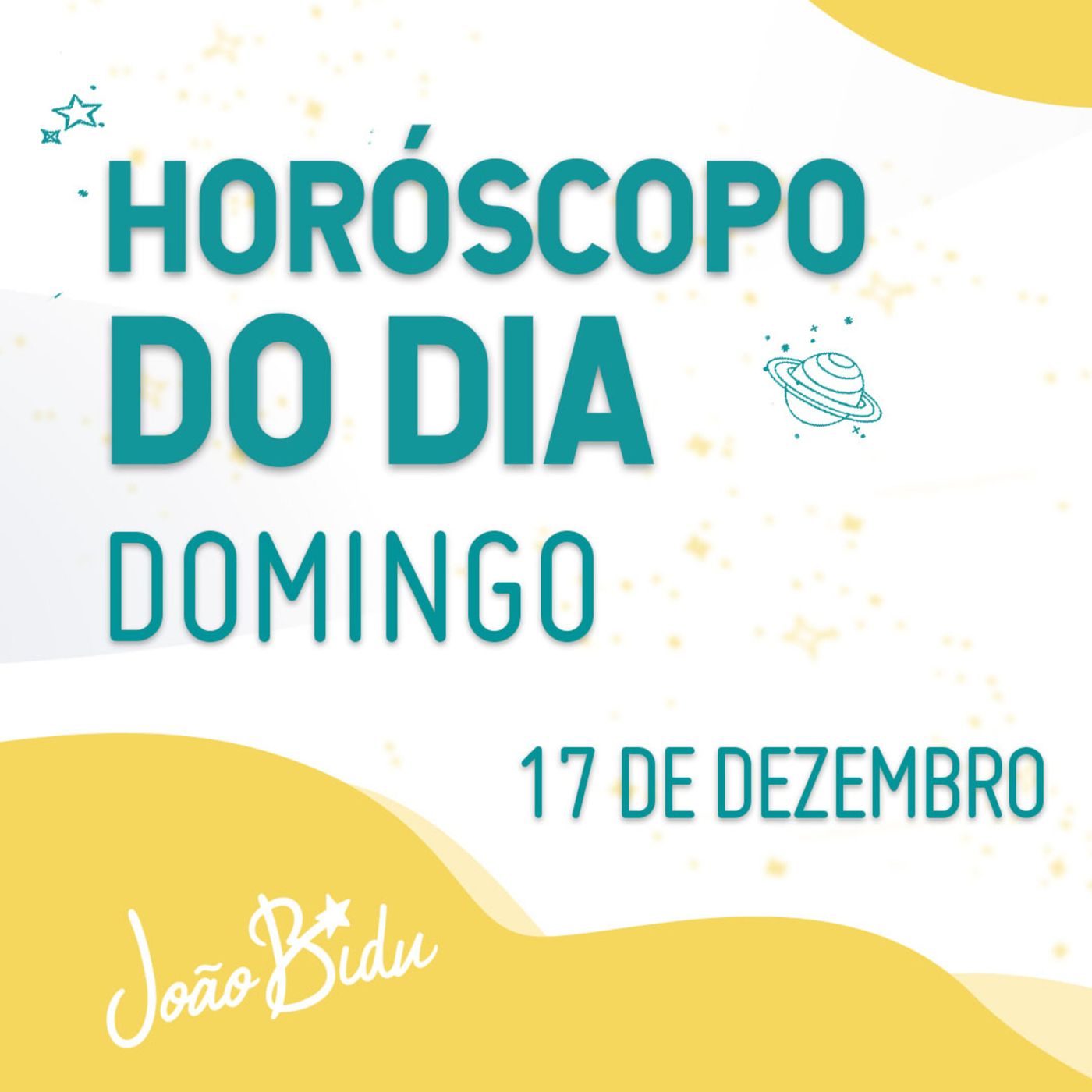 Horóscopo do Dia 17 de Dezembro - Domingo | POR JOÃO BIDU e VIVI PETTERSEN episode artwork