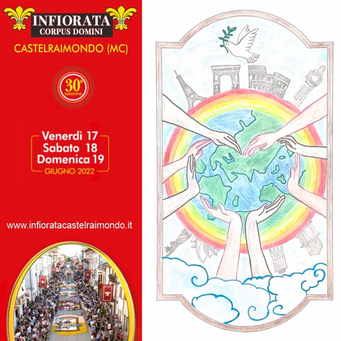 Infiorata Castelraimondo 2022 - GTMarche